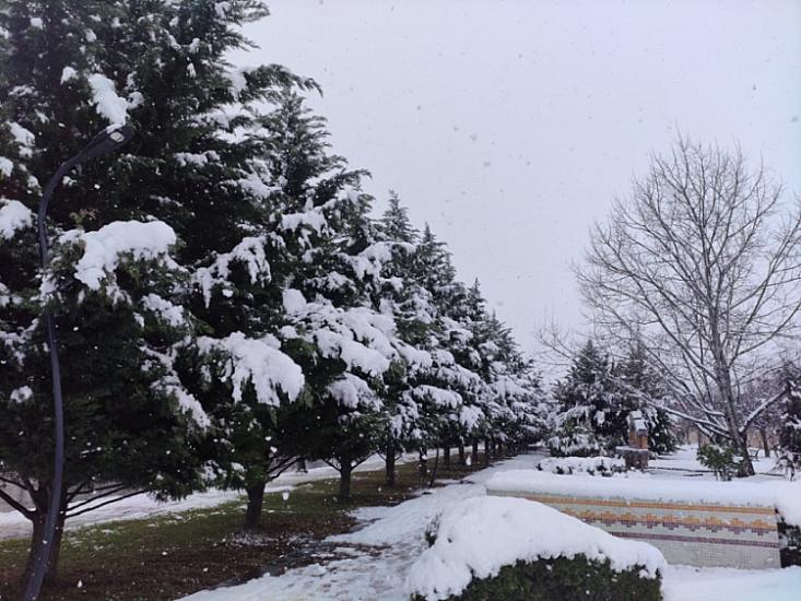 The most snow in the northern region has fallen in this village.