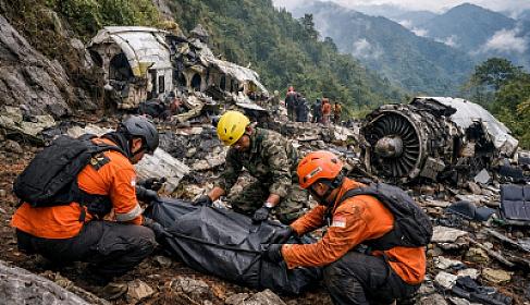 Qəzaya uğrayan təyyarənin qalıqları aşkarlandı - 