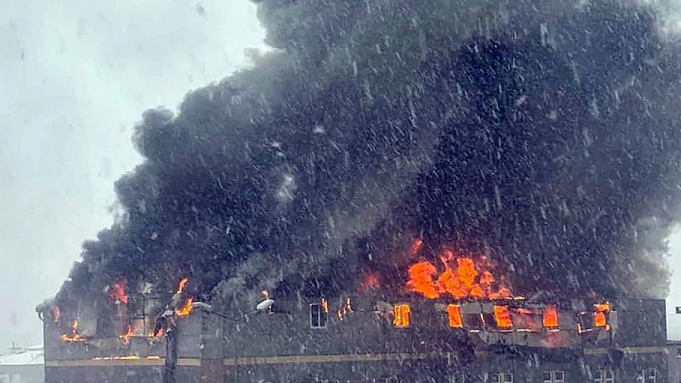 Türkiyədə fabrikdə güclü yanğın 