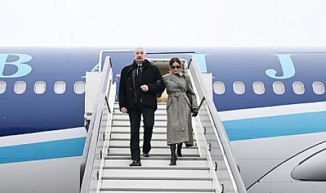 Prezident və xanımı İsveçrəyə 