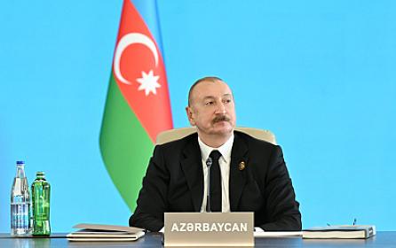İlham Əliyev "Zayed İnsan Qardaşlığı Mükafatı"na