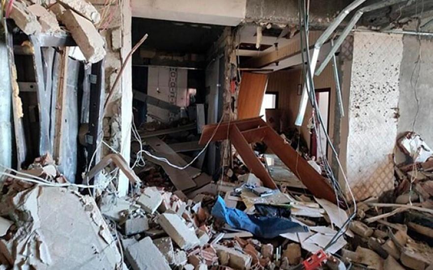 Şəkidə evdə partlayış