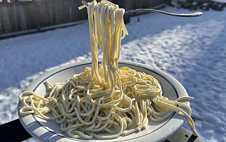 Donmuş spagetti viral oldu - 