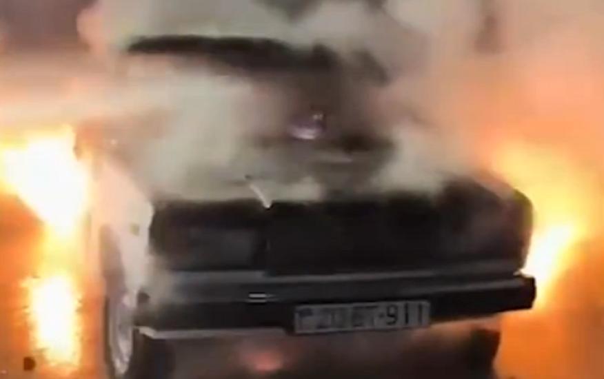 Bakıda avtomobil təmiri sexində yanğın - 