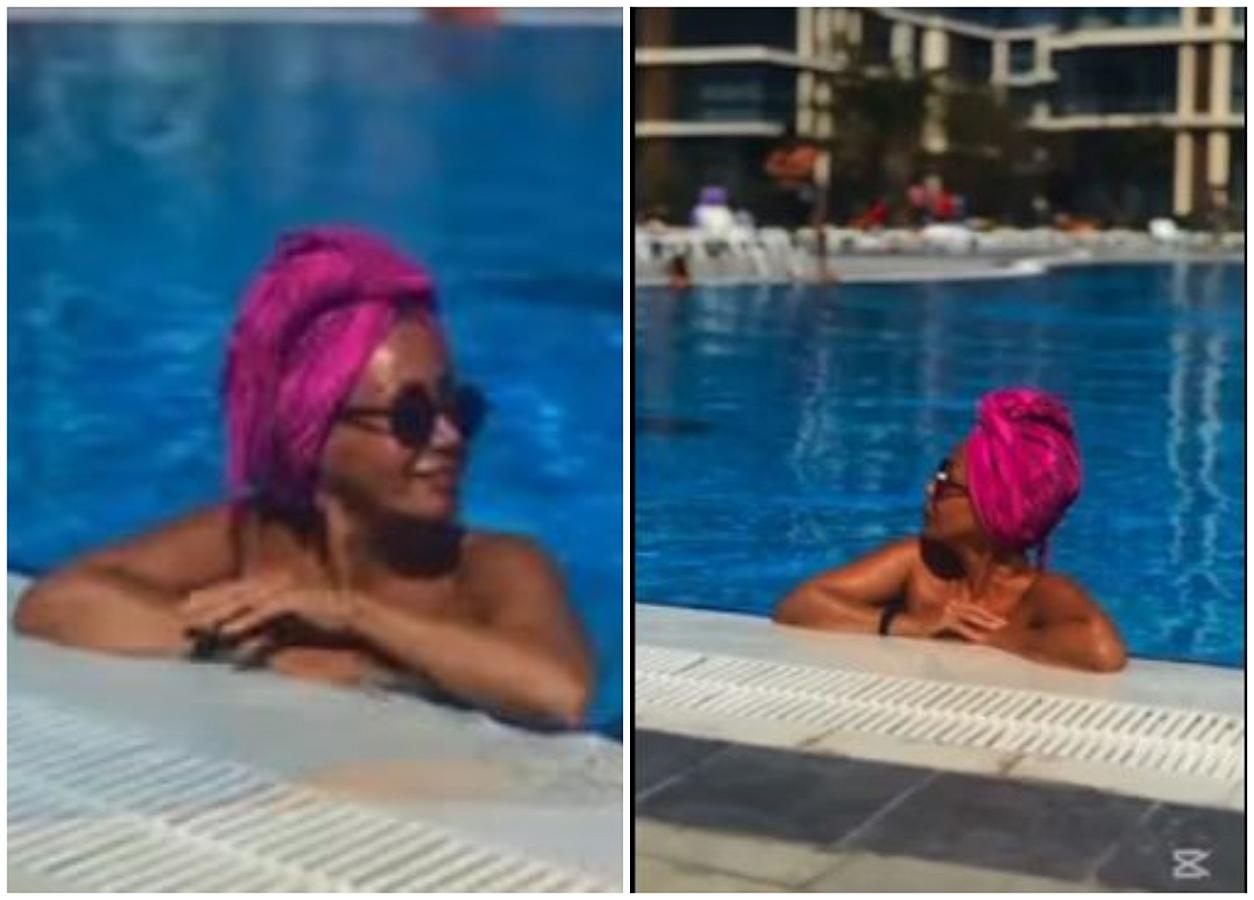Azərbaycanlı məşhurun hovuzdan VİDEOsu yayıldı