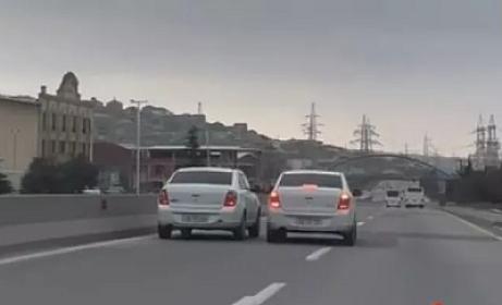 Bakı-Şamaxı yolunda yarışa çıxan sürücülər saxlanıldı - 