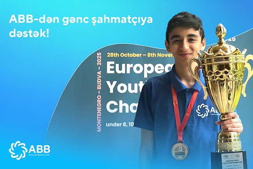 ABB-dən gənc şahmatçı Xaqan Əhmədə - 