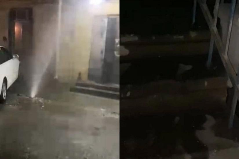 Bakıda binanın bloku ÇÖKDÜ - sakinlər evdən çıxa bilmir - 