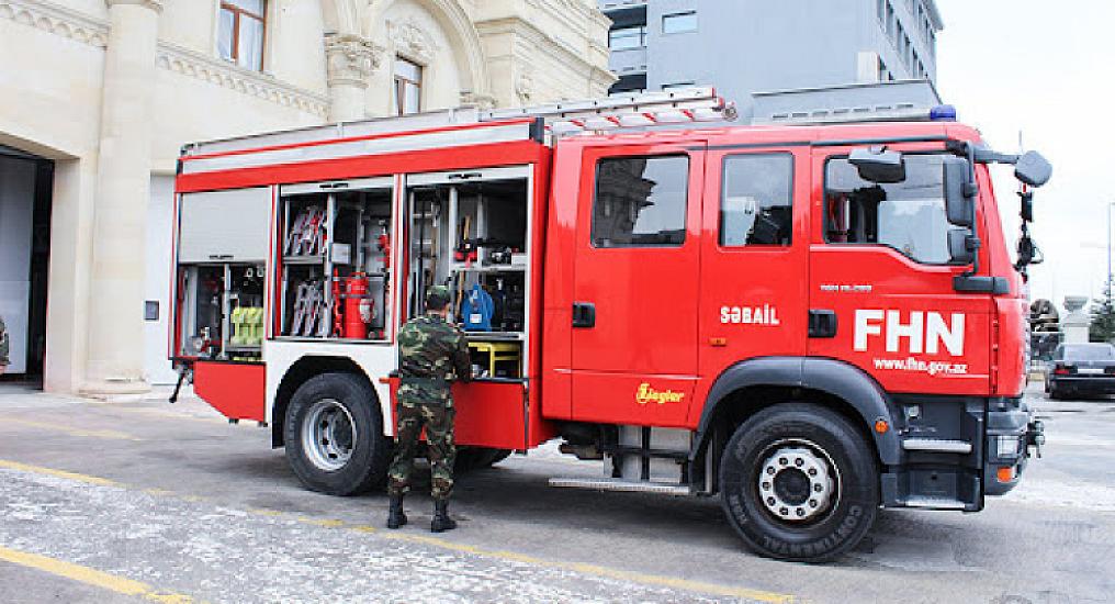 Sumqayıtda yaşayış binasında 