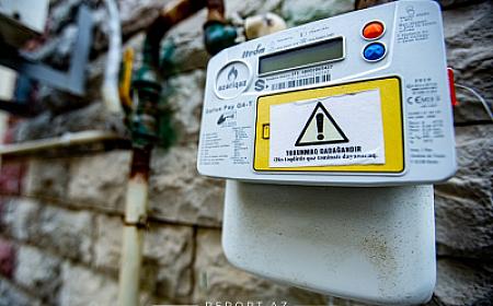 Qaz sayğacında olan problemə görə 