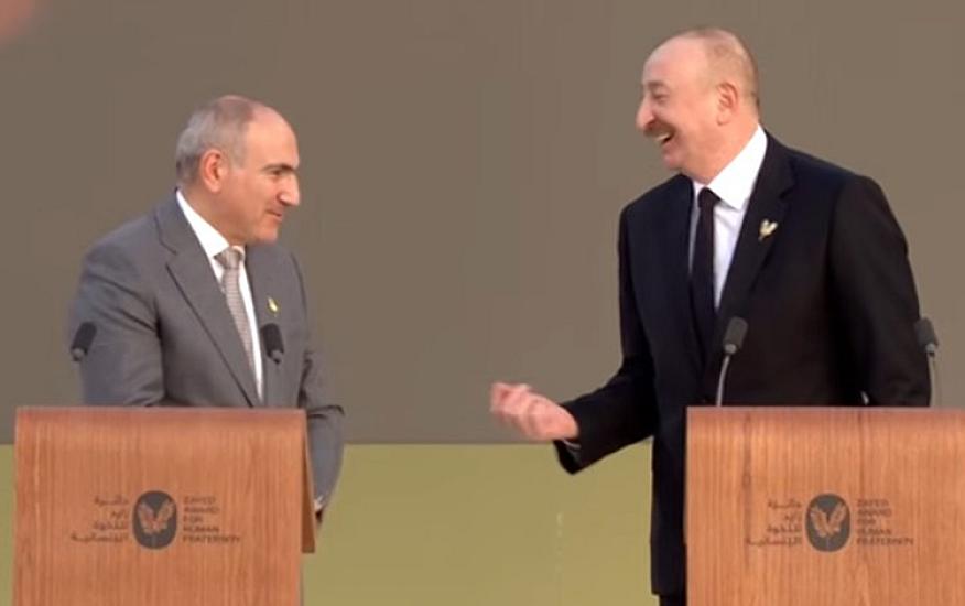 Prezident Paşinyanla zarafatlaşdı - 