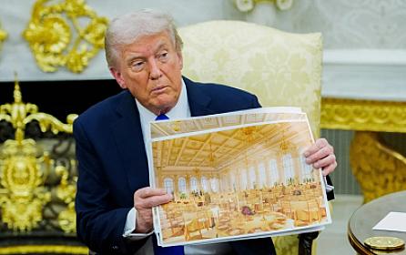 Tramp yarım milyardlıq layihəsinin fotolarını 