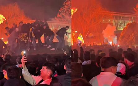 Kantenin qarşılanmasında ajiotaj - 