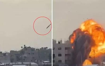 İsrail ordusu atəşkəsə baxmayaraq Qəzza zolağında bir binanı partlatdı - 