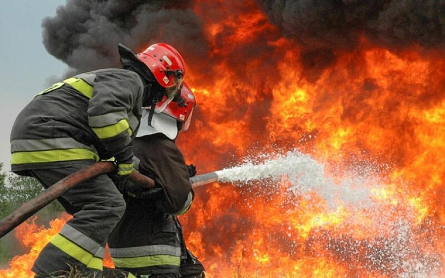 There was a fire in Baku