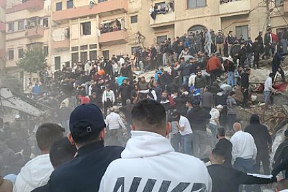 Livanda binanın uçması nəticəsində