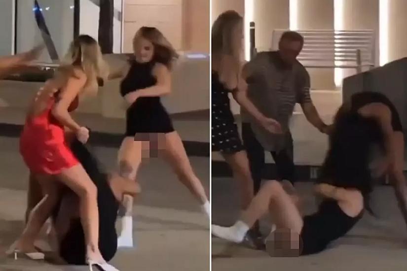 Драка среди тиктокеров