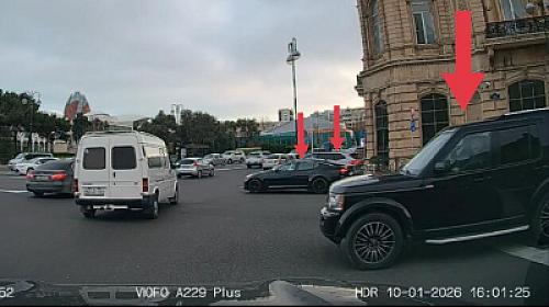 Burada dayanan sürücülər 100 manat 3 bal 