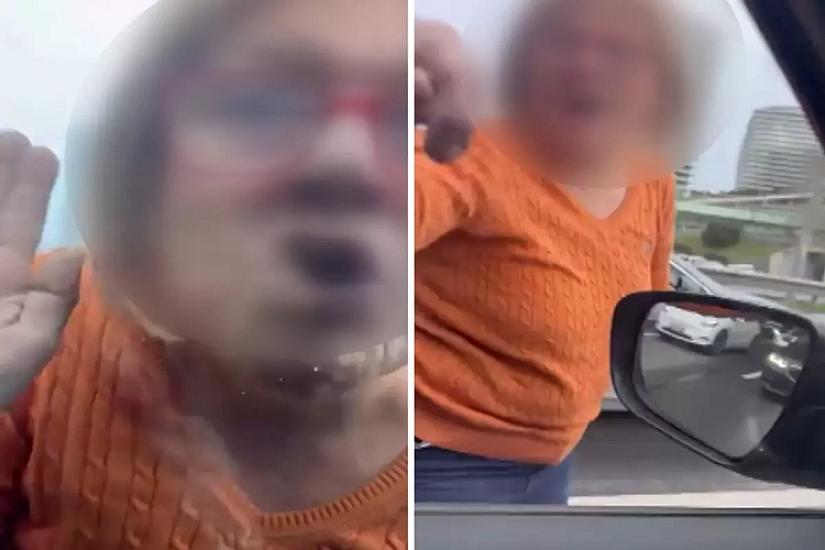 İki qadın sürücü yolun ortasında dava etdi - 