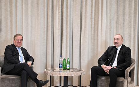 Prezident Münxendə görüş keçirdi -