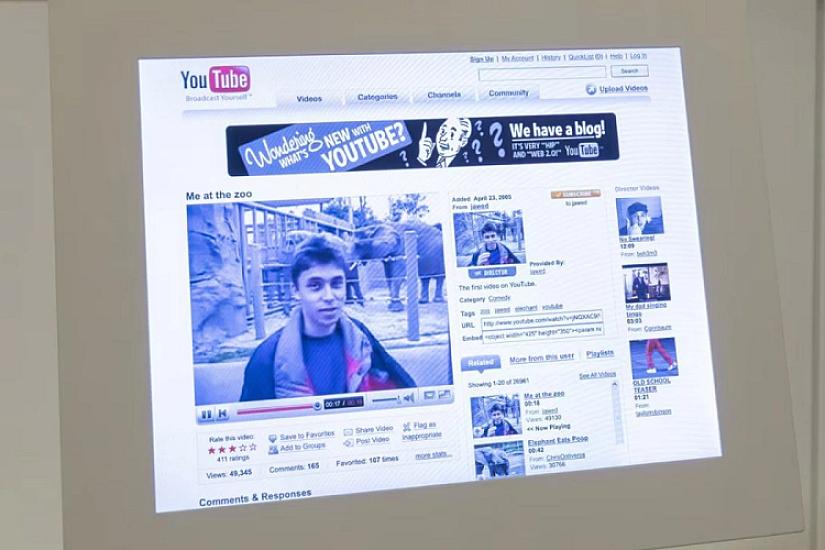 YouTube-un ilk videosu Londondakı muzeyin 