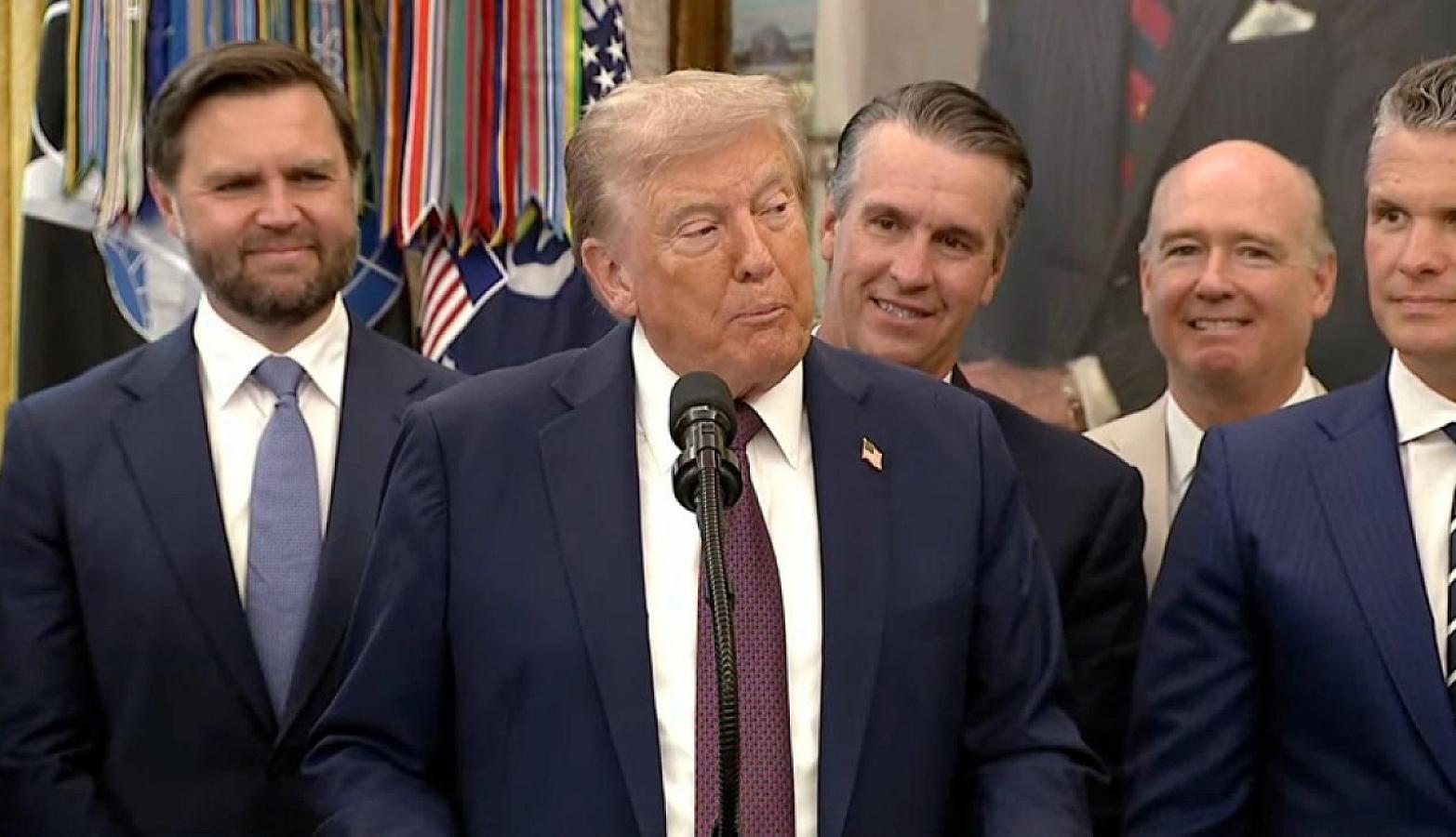 Trump appeared in public for the first time after rumors