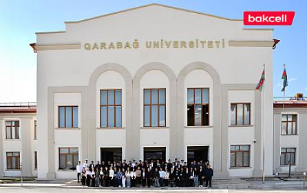 “Bakcell” və Gənclər Fondu Qarabağ Universitetində tələbələrlə 
