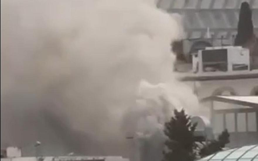 Bakıda restoranda yanğın başlayıb - 