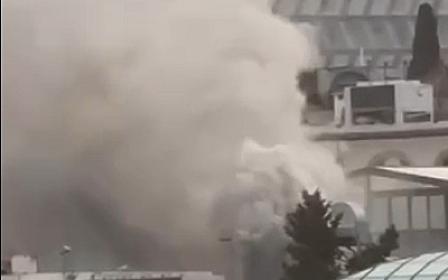 Bakıda restoranda yanğın başlayıb - 