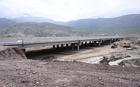 Ağbənd-Kəlalə avtomobil körpüsünün tikintisi 