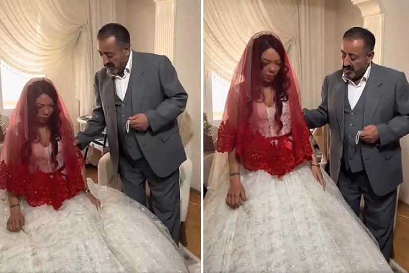 Gəlin toyda adət qarşısında şoka düşdü – 