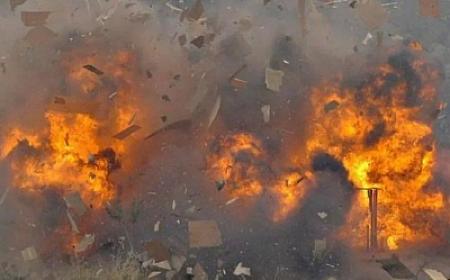 Explosion in a cafe in Yevlakh -