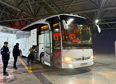 По рейсу Баку-Лачын отправился первый автобус -