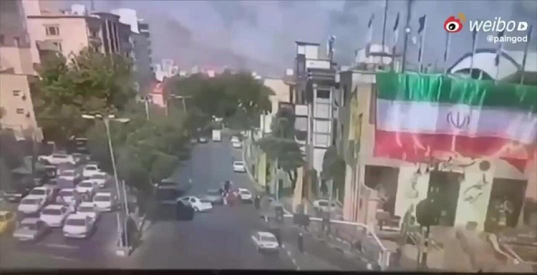 Tehranın mərkəzi belə VURULDU - 