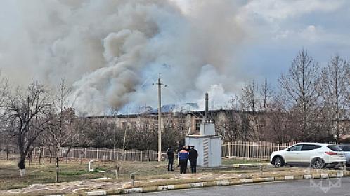 Naxçıvanda hərbi hissədə yanğın baş verib