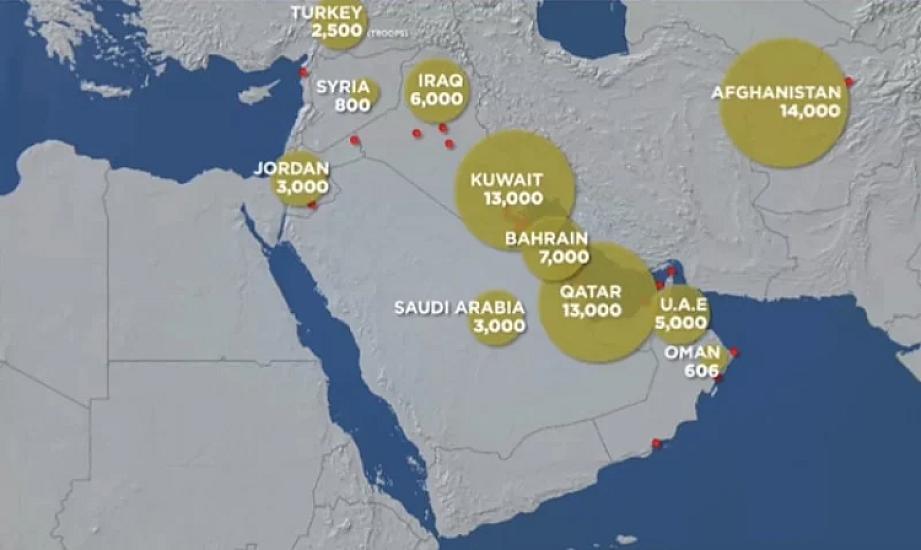 İran ABŞ bazalarına zərbələr endirdi: