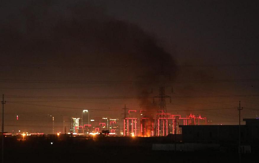 Ərbildə hava limanı vuruldu - 