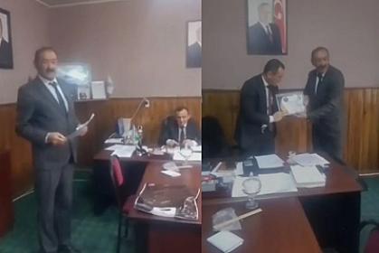 Məmura "mükafat" verən "jurnalist" 