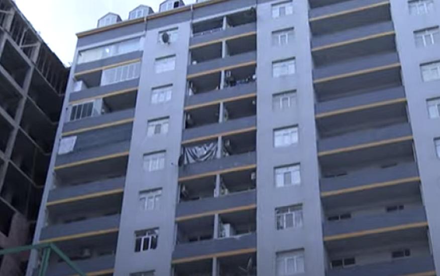 Павший с 8-го этажа в Баку