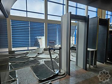 Naxçıvan aeroportu: Hadisə yerindən FOTOLAR