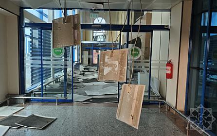 Vurulan Naxçıvan aeroportunun içindən - 