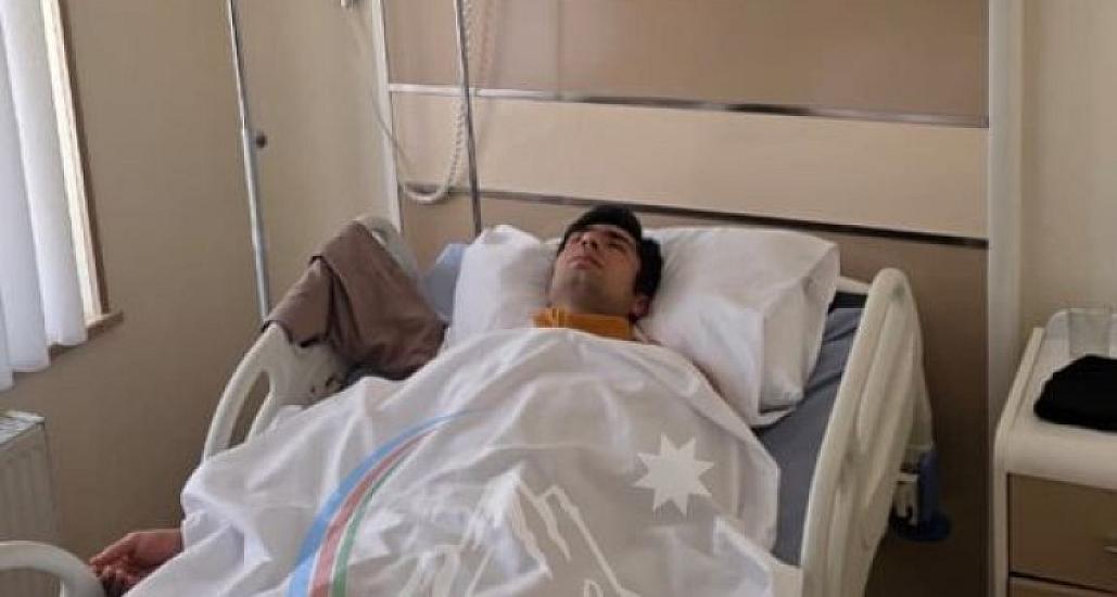 Dron hücumunda yarlanan dörd nəfər - 