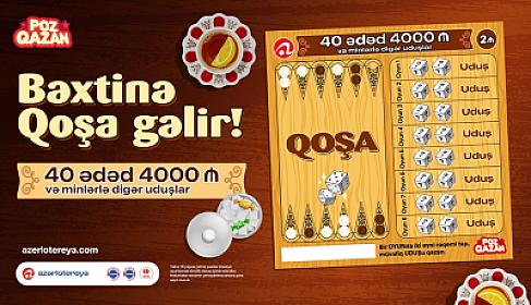 Yeni “Qoşa” lotereyası satışa çıxıb