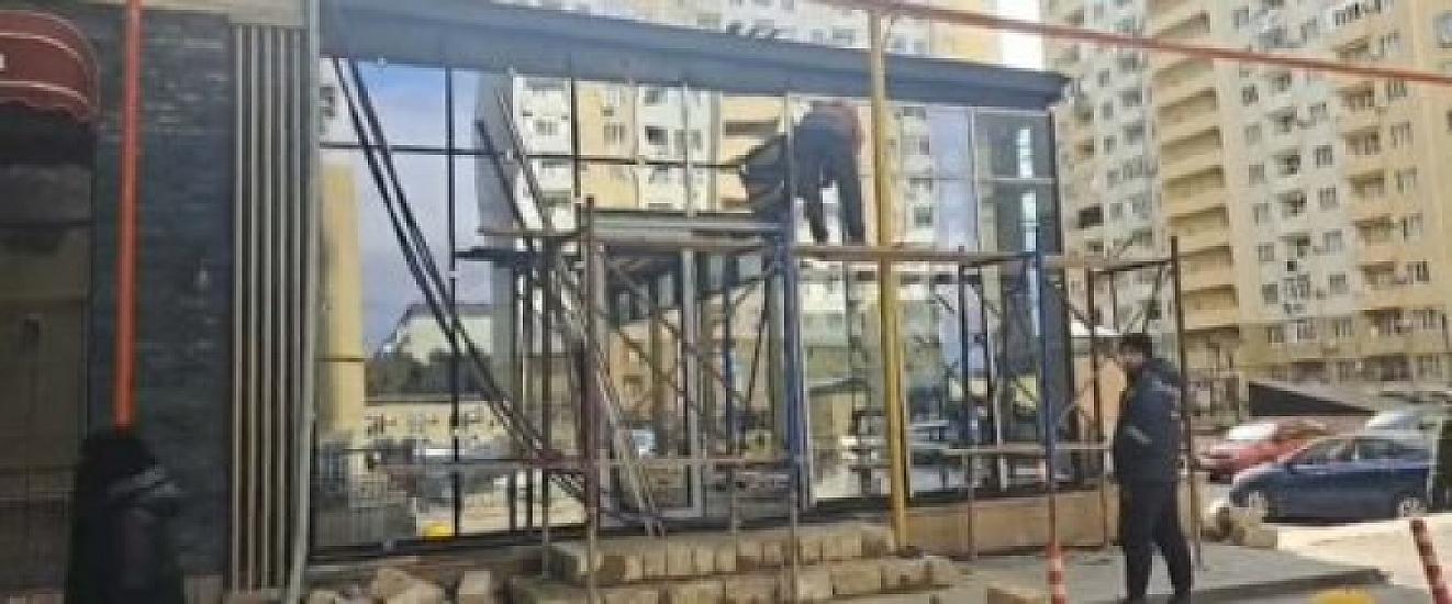 Xırdalanda "Kristal Abşeron"nun binasında "bədxassəli şiş" - “Manqal Dönər” qanun-qayda tanımır? - 