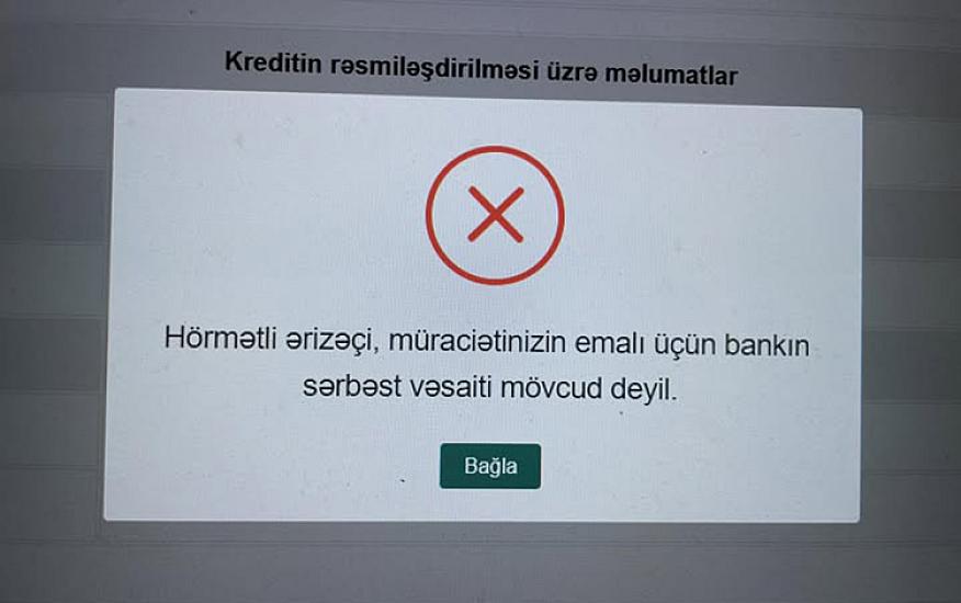 İpoteka limitləri saniyələr sonra