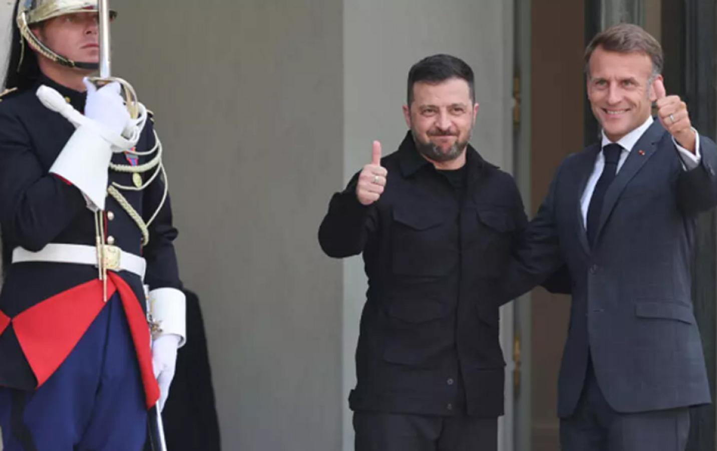 Parisdə Ukrayna və Avropa liderlərinin 