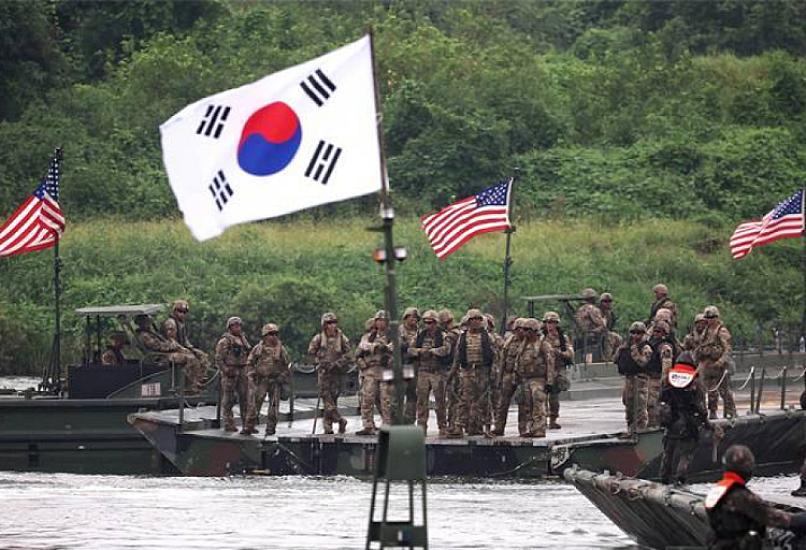U.S.-South Korea military exercises are being conducted
