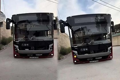 "BakuBus"a məxsus olduğu iddia edilən avtobus görənləri təəccübləndirdi -