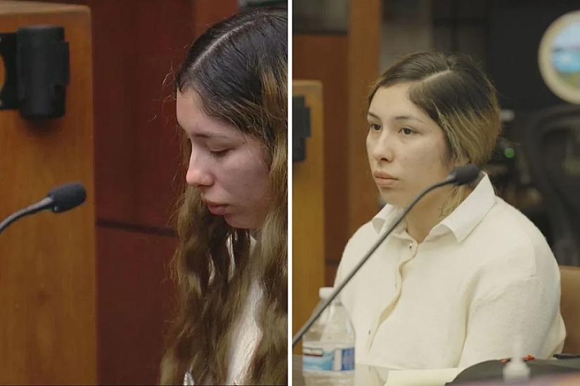 The mother left her two children in the car: