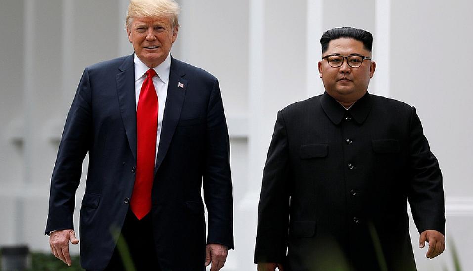 Trump with Kim Jong Un